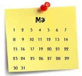 Calendrier mai