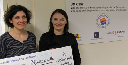 Projet de l’année 2012 : Dr. Françoise Rédini (INSERM, Faculté de médecine de Nantes)